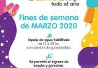 Se podrá utilizar el espejo de agua