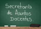 Comunicado 18 de la Secretaría de Asuntos Docentes