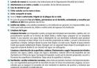 Instructivos sobre el correcto lavado de manos