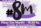 #8M Jornada de Concientización en la Plaza San Martín