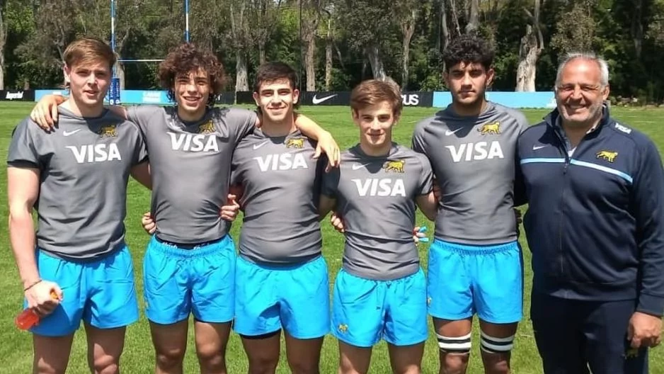 Cinco talentos del rugby local y regional se mostraron en la casa de Los Pumas