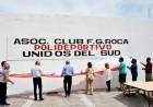 Quedó inaugurado el Polideportivo "Unidos del Sud" del Barrio Roca