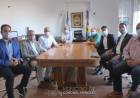 Autoridades del Banco Provincia se reunieron con el Intendente Lisandro Matzkin