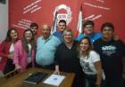 José María Martel asumió la presidencia del radicalismo acompañado por los jóvenes radicales