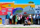 Se presentó un mural sobre los derechos de las infancias