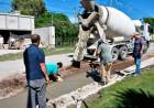 Continúan los trabajos de Ordenamiento y Seguridad Vial de calle 24 de Septiembre (Etapa 1)