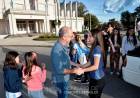 Alegre y emotivo recibimiento a Mía Gorriti