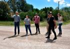 Funcionarios provinciales recorrieron la futura obra de desagües pluviales del PVP Sur
