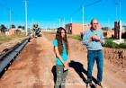 Avanza una Obra de cordón cuneta en la ciudad