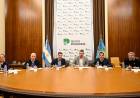 El Intendente Lisandro Matzkin firmó hoy un acuerdo para la adquisición de maquinaria mediante sistema de leasing