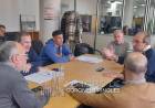 Reunión de trabajo en Hidráulica