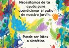 El Jardín de Infantes 904 comenzó una campaña de donación de pintura
