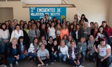 2do Encuentro de Mujeres de la sexta sección en Coronel Pringles
