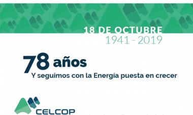 78 años y seguimos con la Energía puesta en crecer