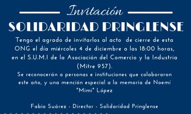 Invitación Acto de Cierre y Reconocimientos
