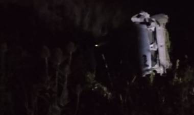 Pringlense volcó en la ruta provincial 51