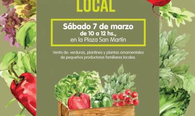 Vuelve la Feria Hortícola Local en la Plaza San Martín