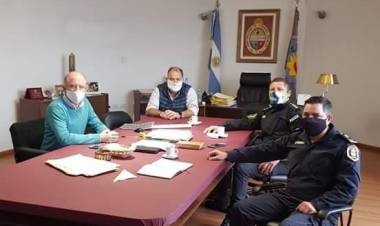 Matzkin recibió a autoridades de la Zona Operativa Vial