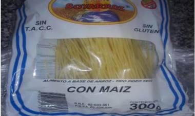 Abstención de consumo de productos marca "SOYARROZ"
