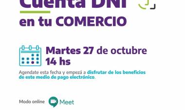 Cuenta DNI para Comerciantes
