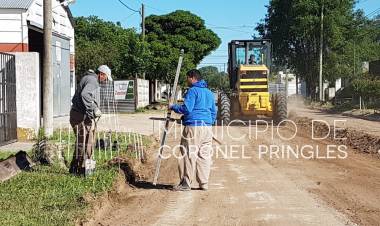 Ciudada: Medición y nivelación del terreno para hacer cordón cuneta
