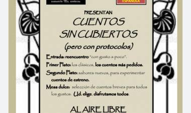 Cuentos sin Cubiertos, al aire libre
