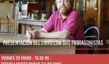 Leandro Vesco presentará en Pringles su último libro