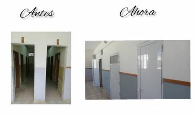 Nuevos sanitarios de la EES N°5 y Verano ATR