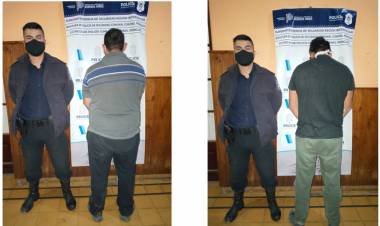 Dos Aprehendidos por drogas