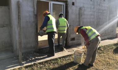 Coronel Pringles: avanza la ejecución de viviendas