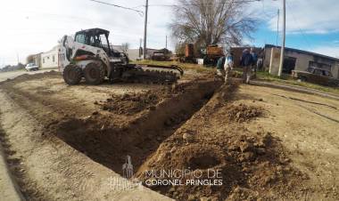 Obra Pública: Pavimento Urbano y pintura en cordones