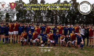 Encuentro Rugby Infantil M14 en Bahía Blanca