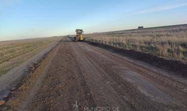 Mantenimiento en el Camino Provincial 023-06, tramo Ruta 85 / La sortija
