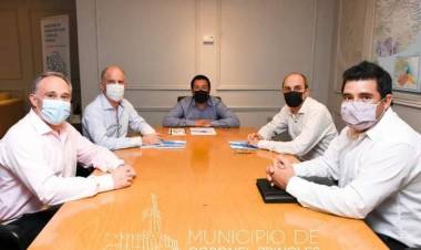 Matzkin gestionó la obra de desagües pluviales en los Barrios PVP Sur y PVP Oeste