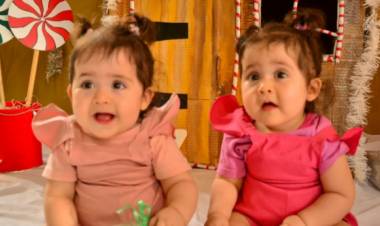 Las mellizas de Pringles que fueron noticia y hoy están de festejo