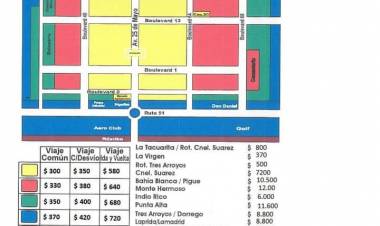 A partir del 1° de Abril aumenta el servicio de remis.