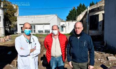 Comenzaron a construirse nuevas habitaciones en el Hospital Municipal