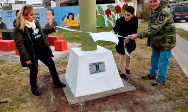 Se inauguró un Monolito en Homenaje a Juan Domingo Rodríguez