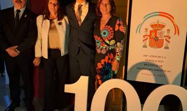 La Asociación Española estuvo presente en actos por el Centenario de la Federación Regional de Sociedades Españolas