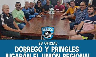 Fútbol: Dorrego y Pringles jugarán el Unión Regional