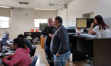 Jackson recorrió el Centro de Monitoreo tresarroyense