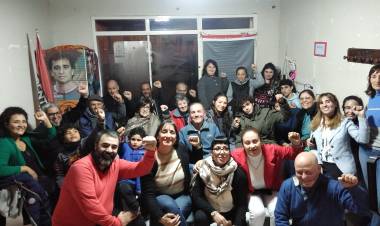 Romina del Plá dio su apoyo a la única lista de la Izquierda en Pringles