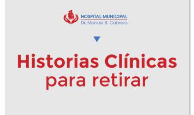 Historias clínicas para retirar 