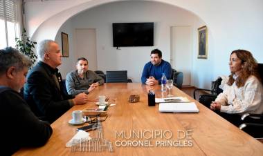 La Intendente Interina Amondarain recibió a miembros del Consejo de Salud Provincial