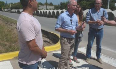 Obras Hidráulicas en Pringles: qué se va a hacer exactamente en el 13