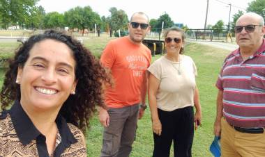 Consejeros Escolares locales recorrieron el Balneario Municipal y la Escuela 30 