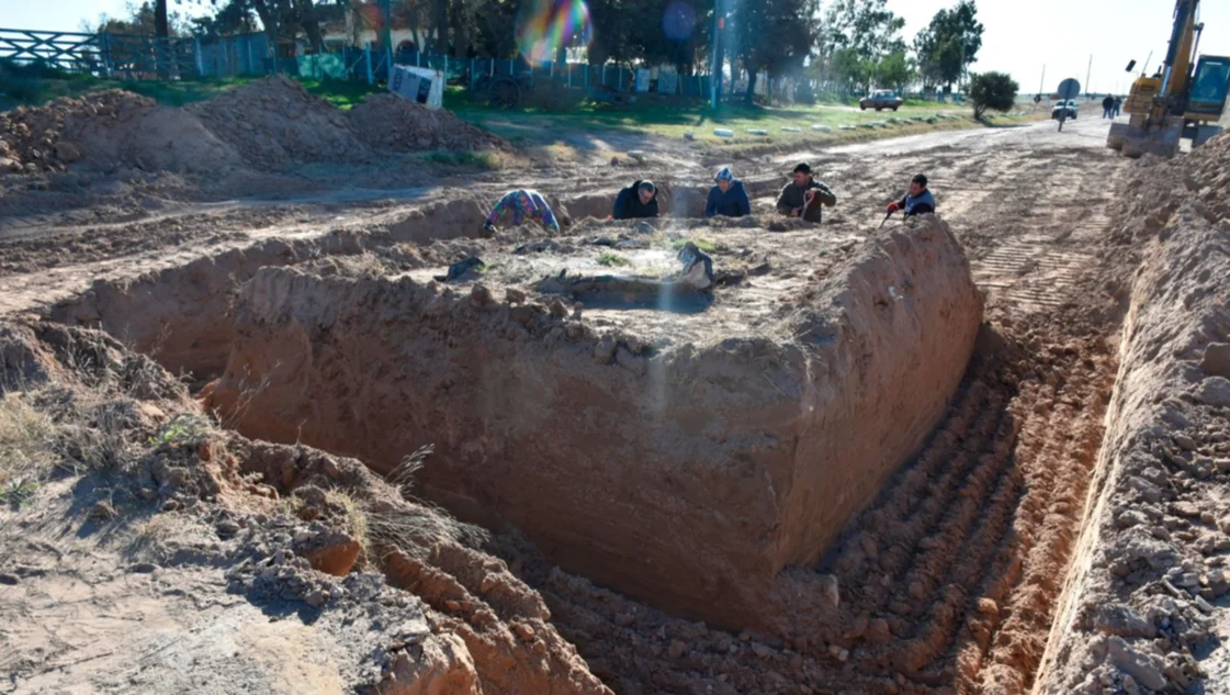 Tras cinco años de trabajo, culminó la extracción de los restos del perezoso gigante