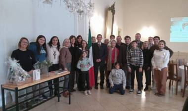 Pringles recibió la visita del Cónsul Italiano Nicola Bazzani