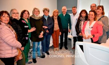 Presentación de dos habitaciones remodeladas a nuevo en el Hospital Municipal