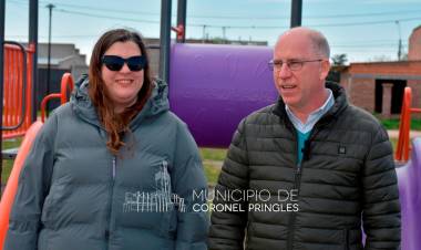 Plaza de las Colectividades tiene nuevas mejoras
